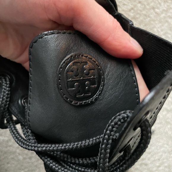 Tory Burch Combat Boots SZ 7 - Picture 5 of 9